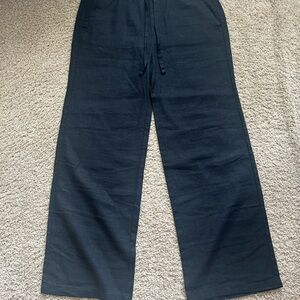 Women’s Black Wide Leg Casual Pants